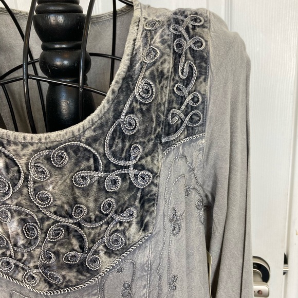 Indigo threads women’s gray dress nwt medium - Picture 2 of 7